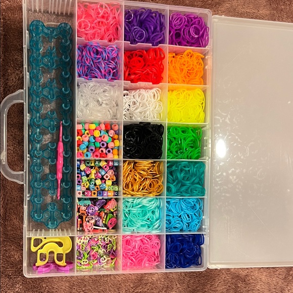 Rainbow Translucent Craft Storage Box - Picture 2 of 2